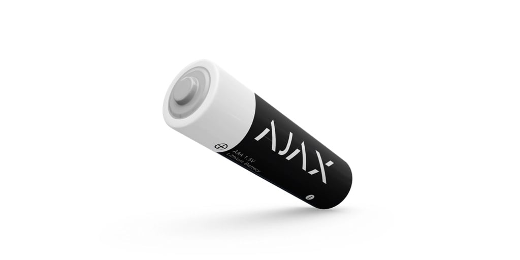 Ajax detektora baterija